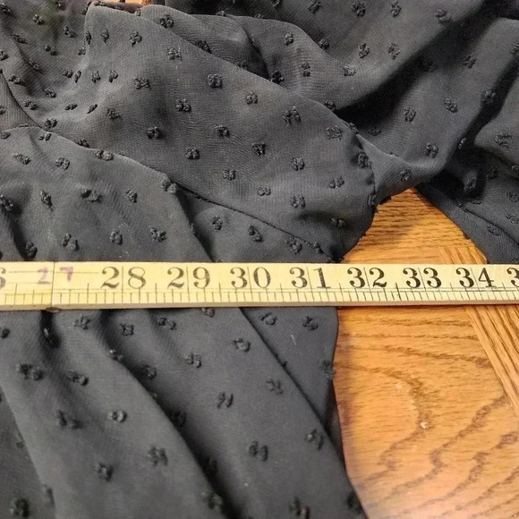 Woman's Black Dress By Shein Fit+ US 28/30 Long Sleeve - Picture 7 of 10